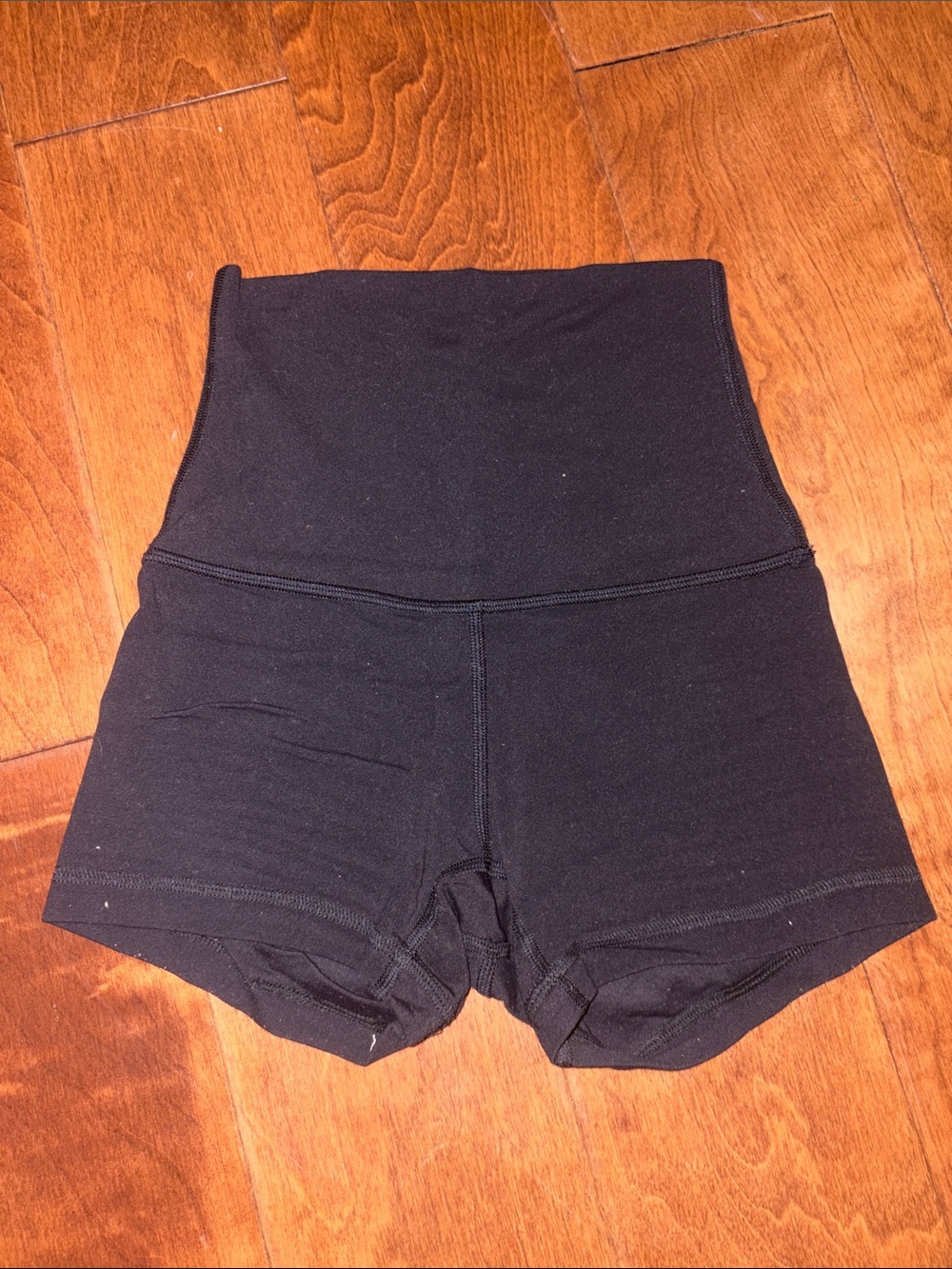 LULULEMON BLACK BIKER SHORTS